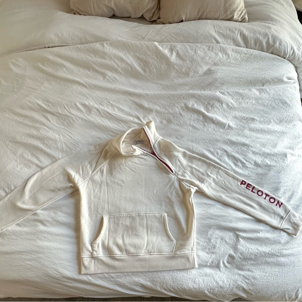 Peloton half zip sweatshirt